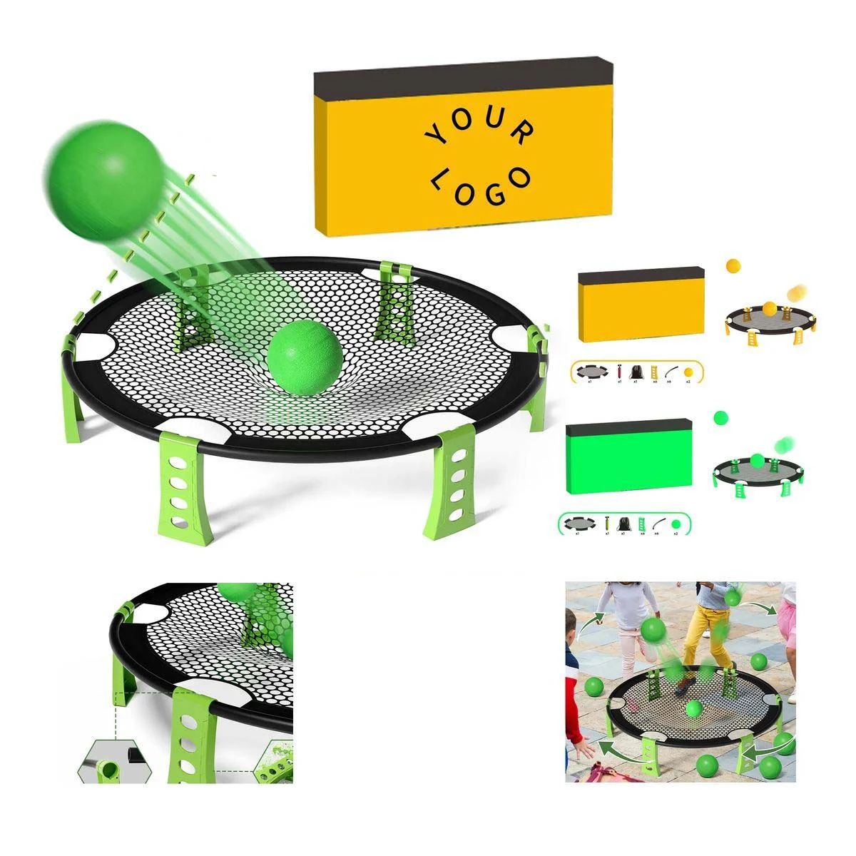 Plastic Toss and Catch Game with Net and Balls 1