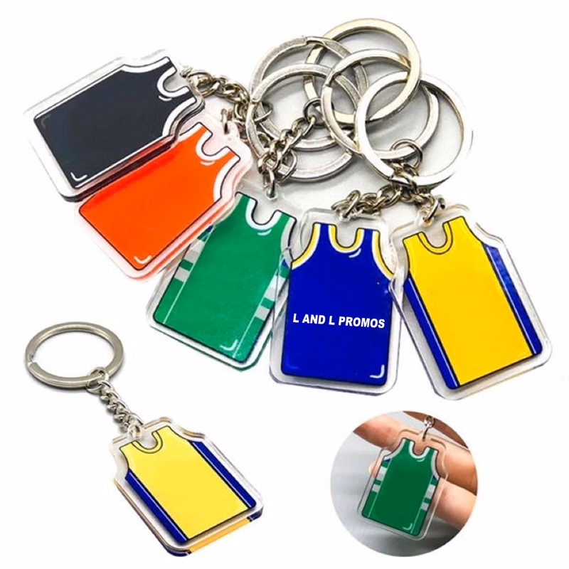 Acrylic Photo Frame Keychain Holder