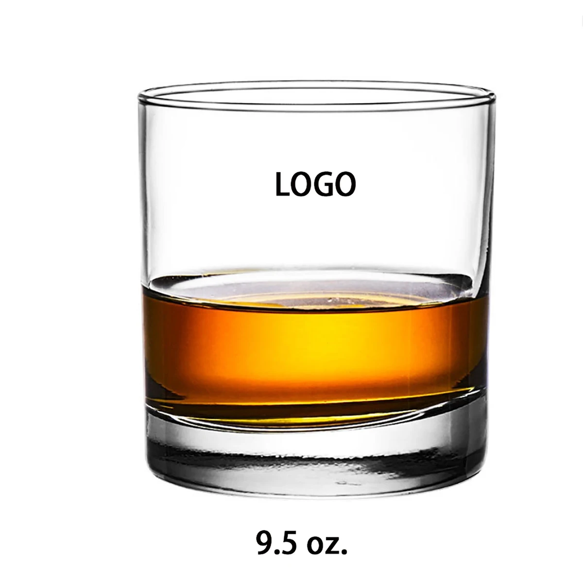 9.5 Oz. Cylindrical Whiskey Glass 1