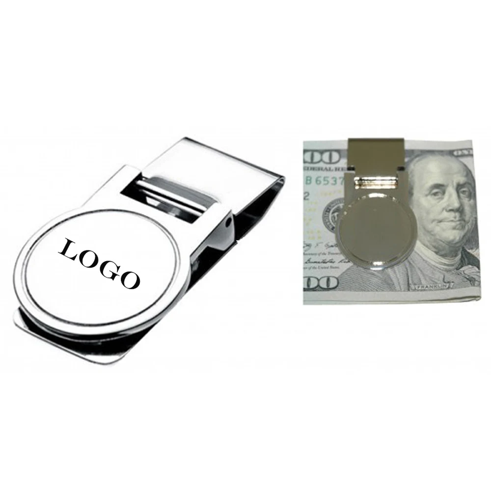 CHROMEPLATED BRASS MONEY CLIP 1