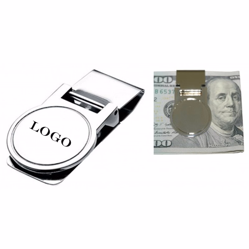 CHROME PLATED BRASS MONEY CLIP