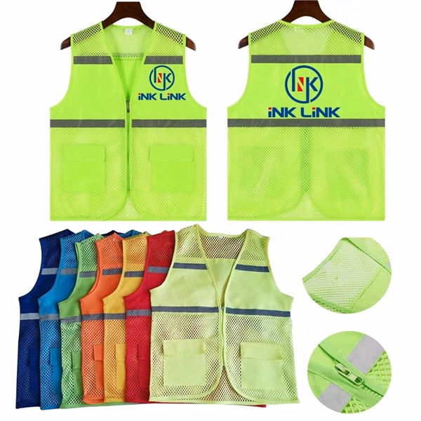 Breathable Reflective Vest With Mesh