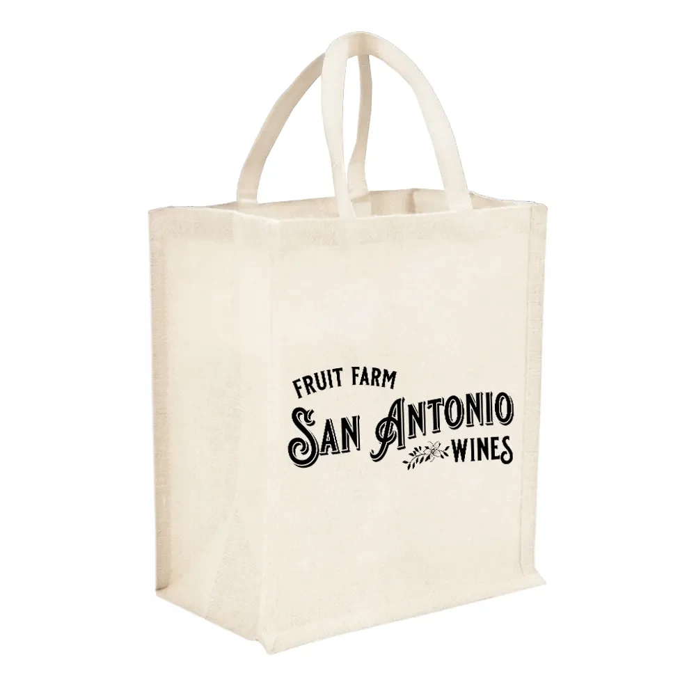 6-Bottle Heavy Cotton Canvas Tote 1