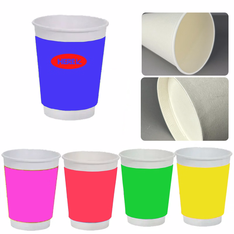 Food-Grade 9oz Paper Cups With Water-Resistant Layer