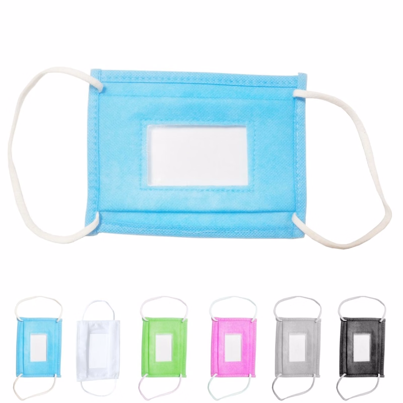 2ply Disposable Nonwoven Clear Face Masks