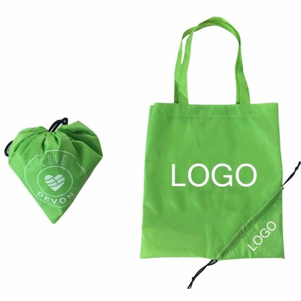 Foldable polyester (210D) carry/shopping bag