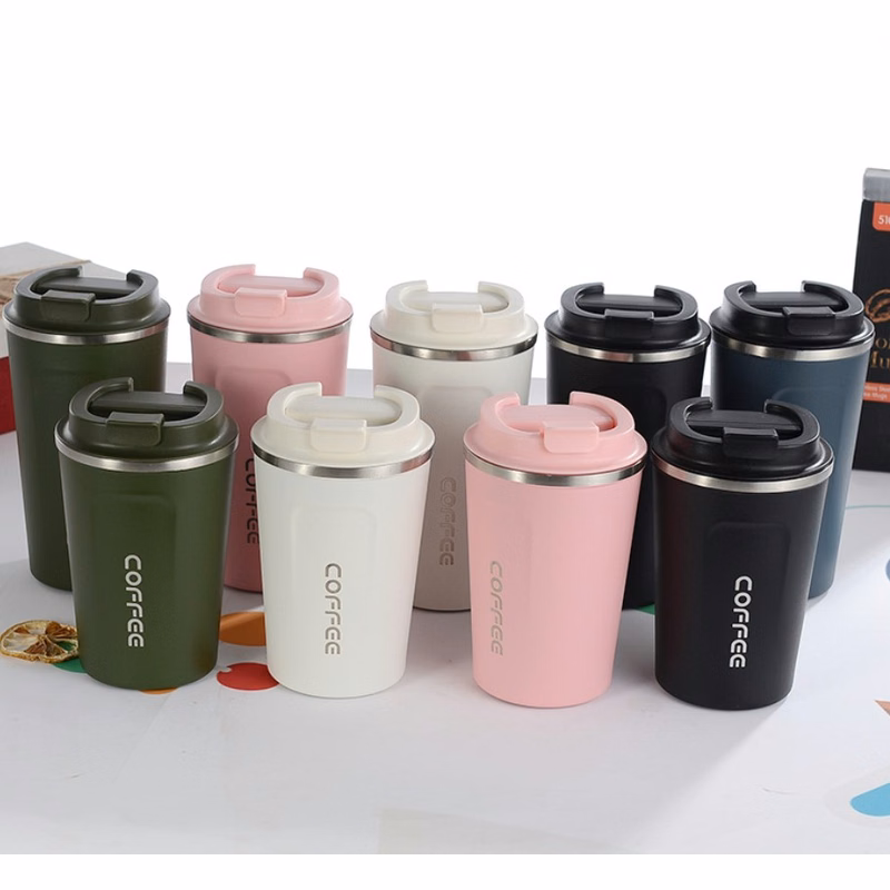 Stainless Steel Portable Coffee & Water Thermos Bottle