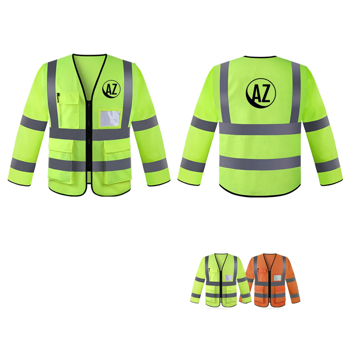 High Visibility Breathable Workwear Safety Jacket 1