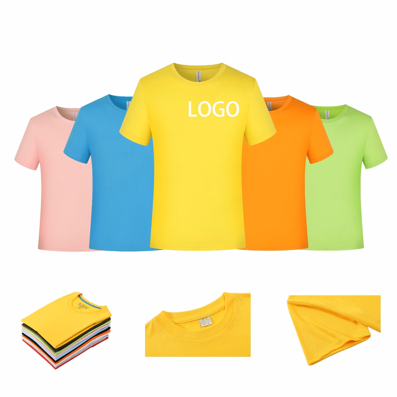 100% cotton Short sleeve round neck T-shirt
