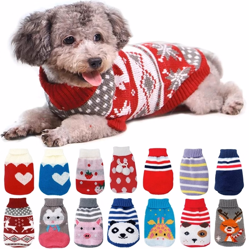 Christmas Warm Pet Clothes For Small Medium Dogs