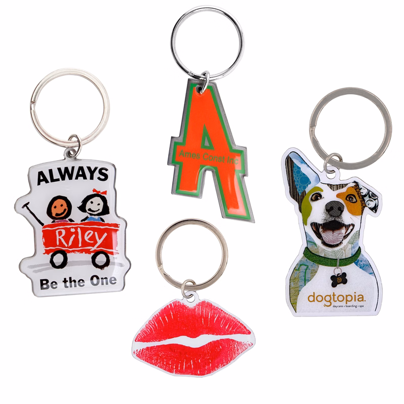 Full Color Custom Keytag Keychain (2")