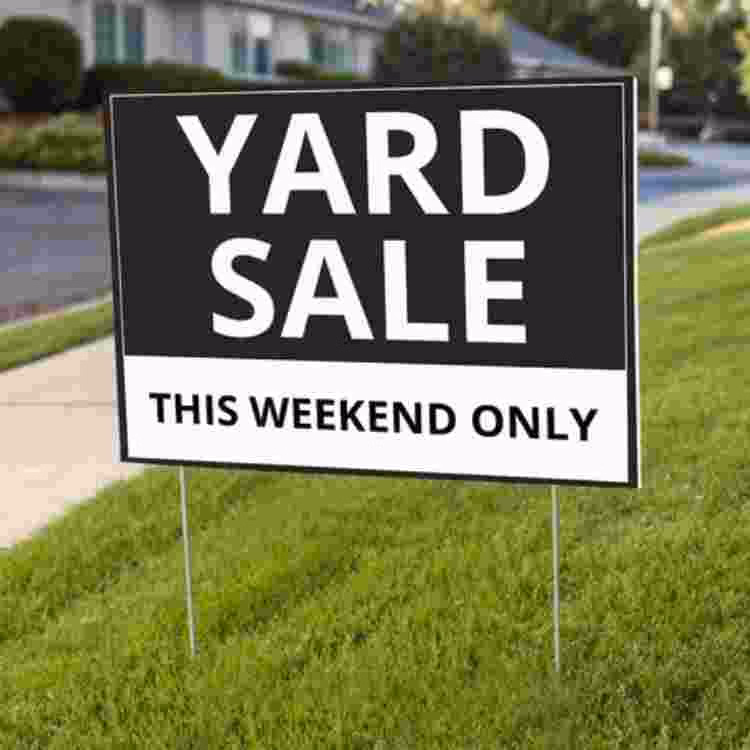 Yard sign (1ft x 1ft) SQFT