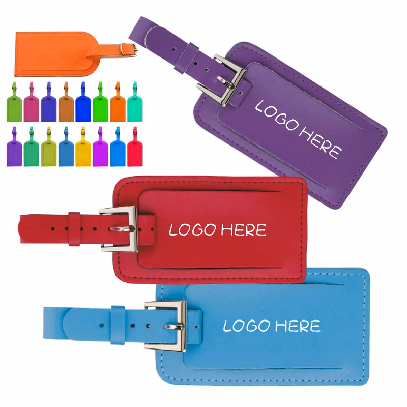 Leather Luggage Tags - Stylish and Durable Travel Accessories