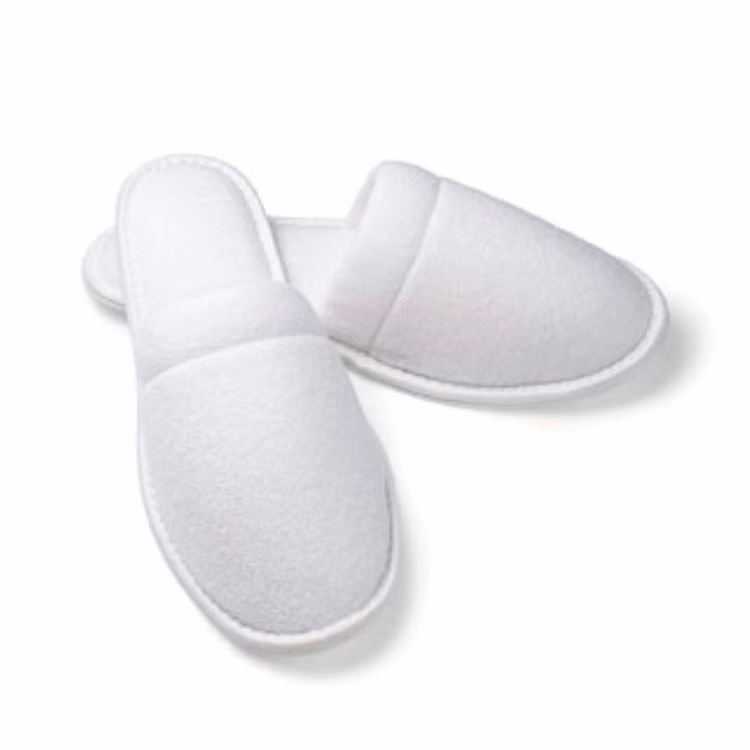 Unisex OSFA Closed Toe Terry Slipper w/EVA Sole