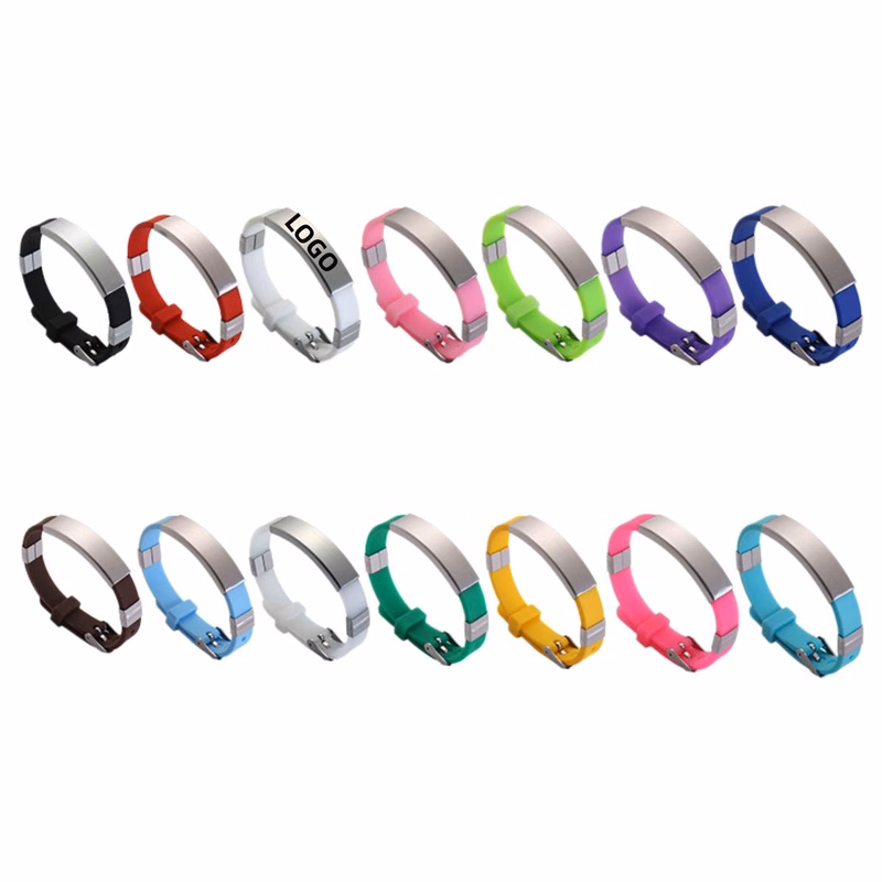 Stainless Steel Silicone Bracelet