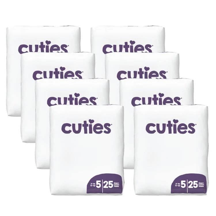 Cuties Diapers - Size 5 27+ lbs. 200 Diapers 1