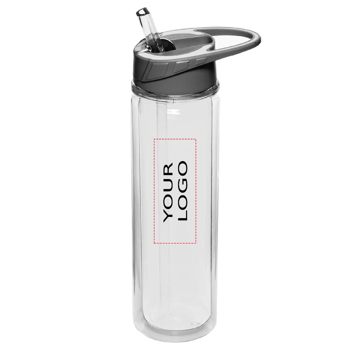 Double Wall Sports Bottle with Straw, 19 oz. 1