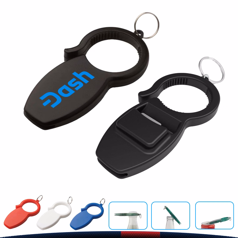 Portable key chain bottle opener