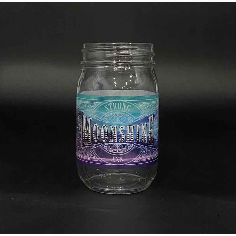 16 oz. Glass Mason Jar - Digital Full Color Printed