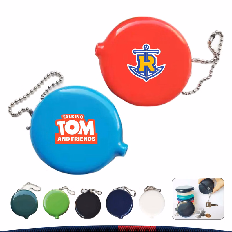 Round Squeeze Coin Bag