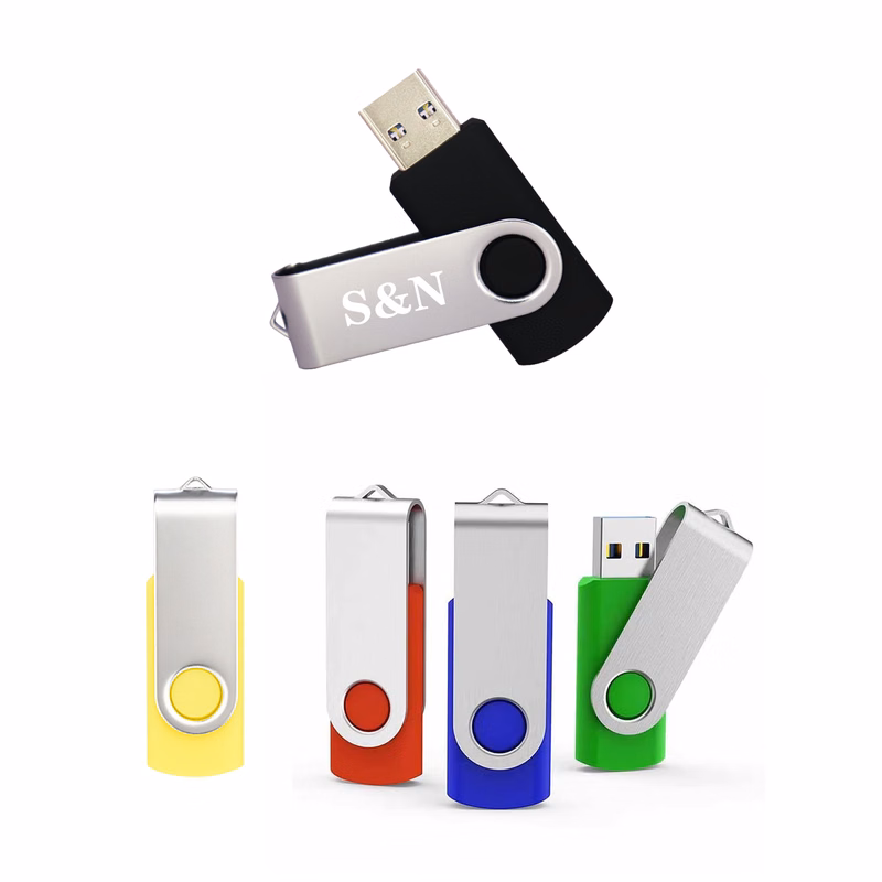 Mini Rotating Metal Flash Drive