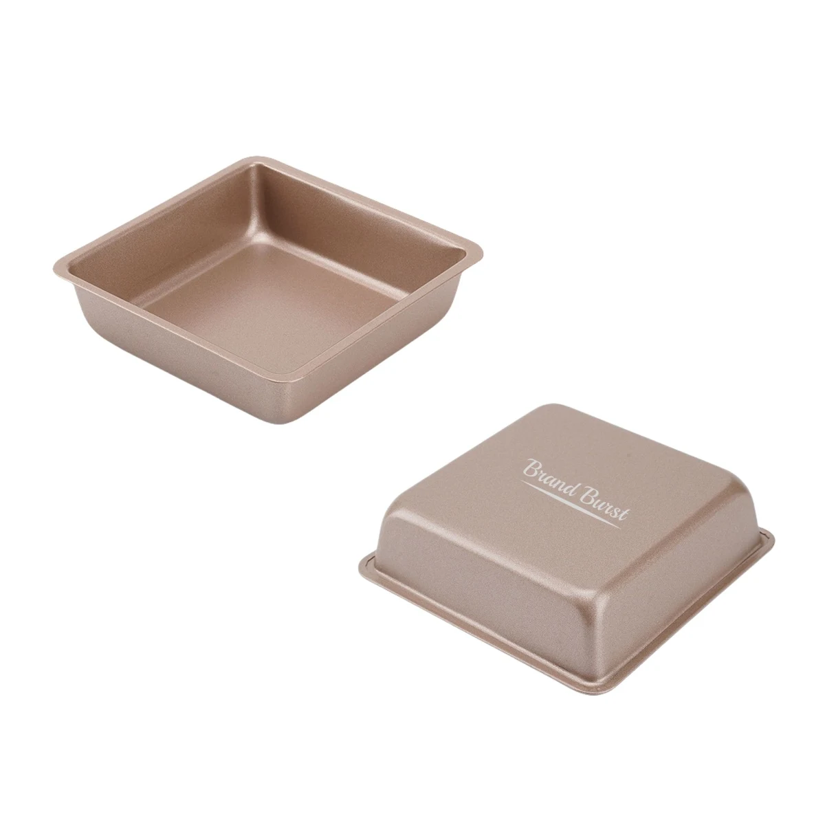 4 Inches Non-Stick Square Cake Pans 1