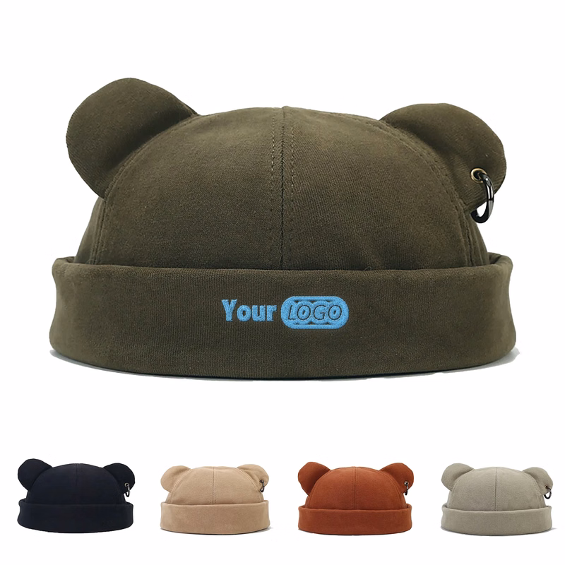 Cotton Brimless Melon Skin Hat