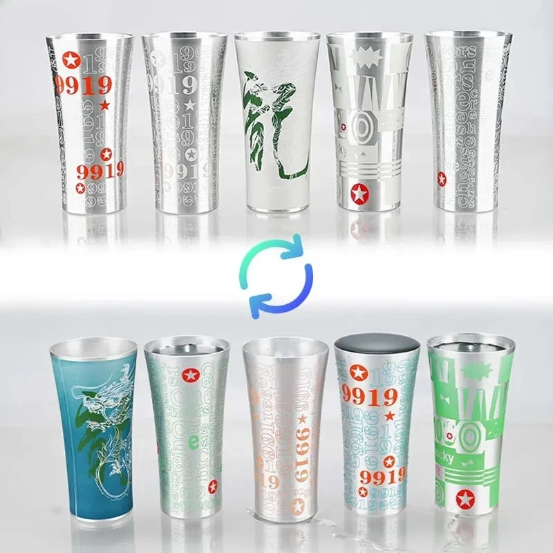 350ml color-changing aluminum cup 1