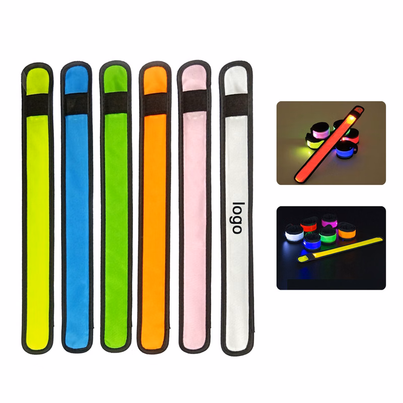 Led Light Up Slap Wristband