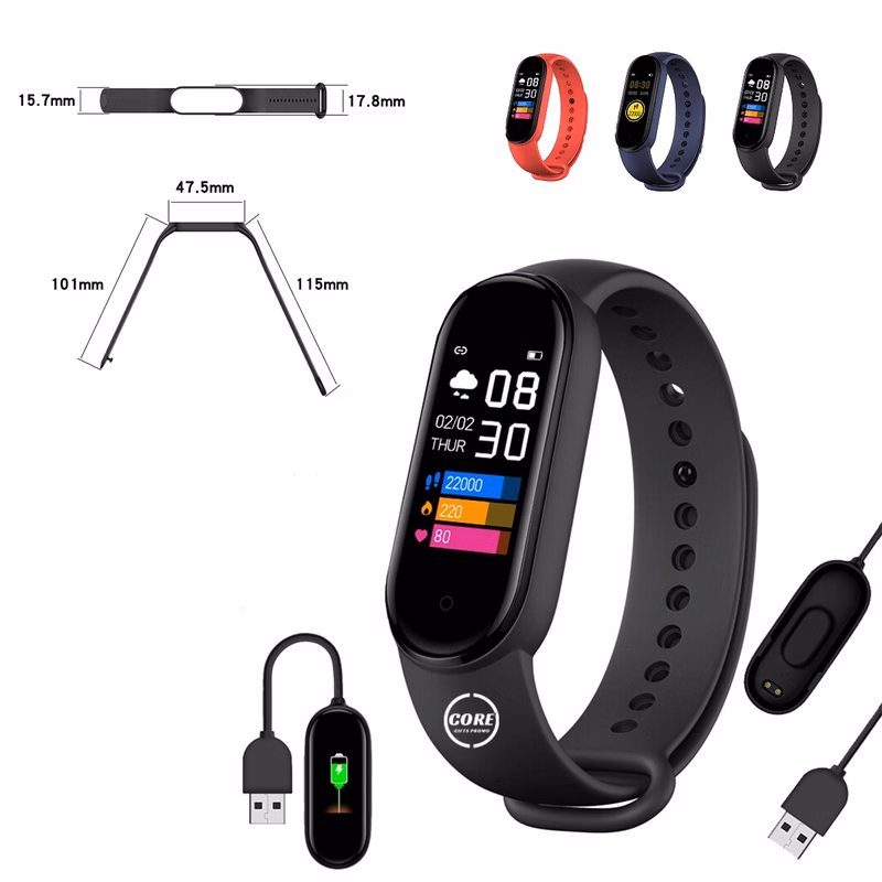 M6 Heart Rate and Sleep Monitor Smart Watch Bracelet