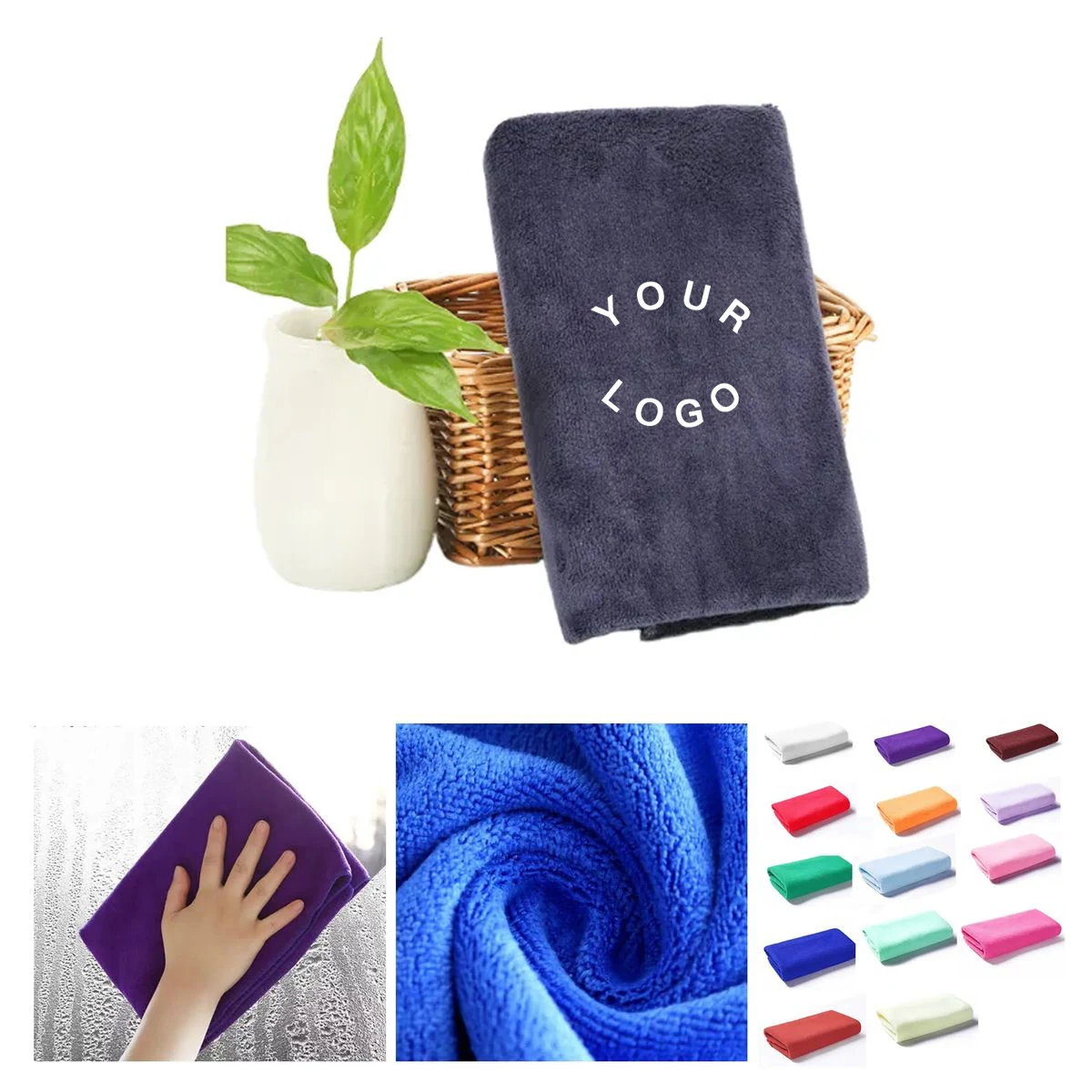 Soft Microfiber Cloth for Cars and Household Cleaning 1