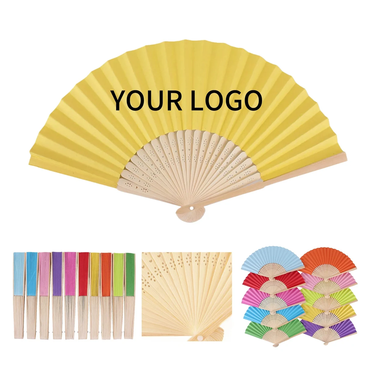 Folding Paper Fan Lightweight 15.4 Inch 1