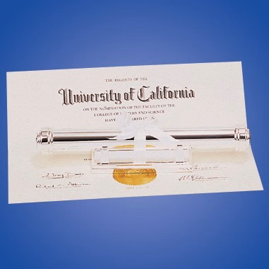 CERTIFICATE HOLDER WITH STAND