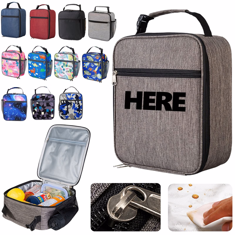 Oxford Insulated Lunch Bag Box