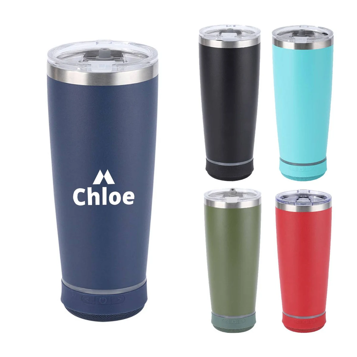 Customizable 20oz STEEL TUMBLER WITH SPEAKER 1