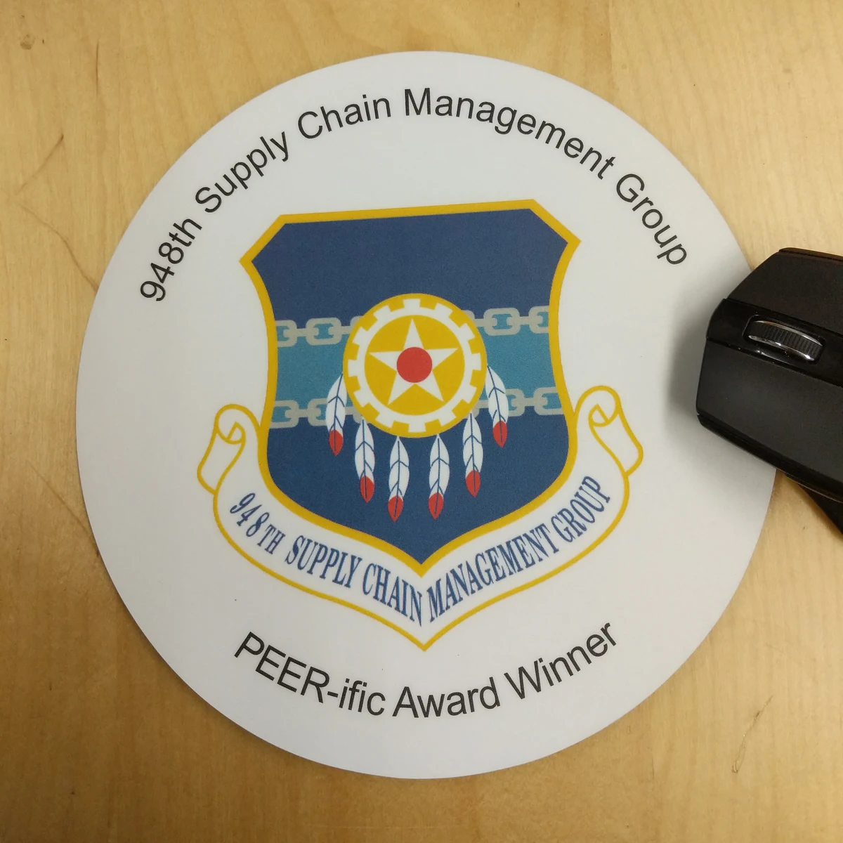 Hard Surface Round Mouse Pad(Full Color Imprint) 1
