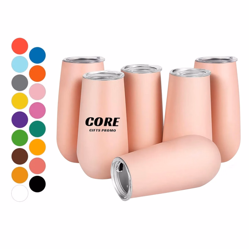 6 oz Insulated Champagne Tumblers