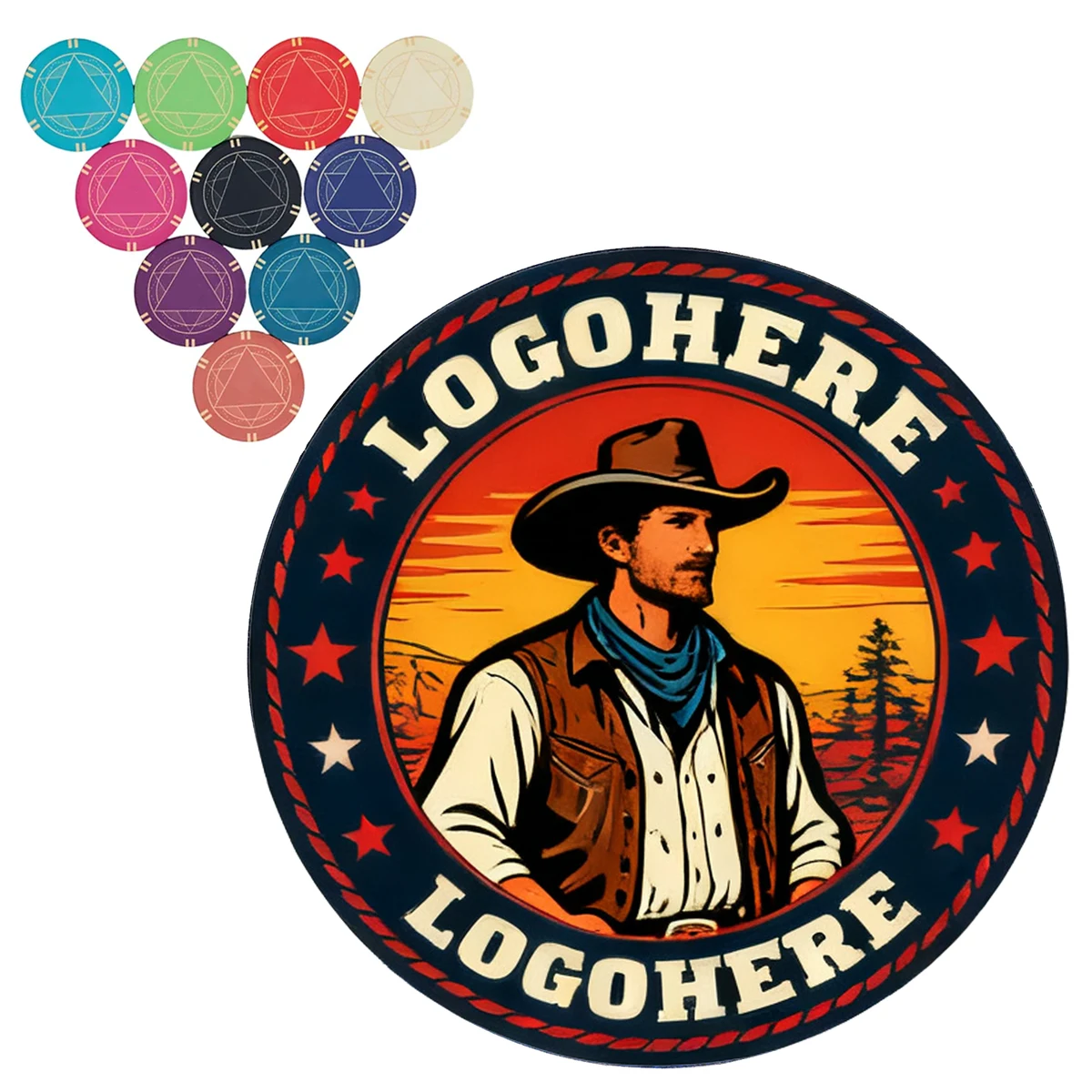 Personalized Ceramic Poker Chips for Games 1