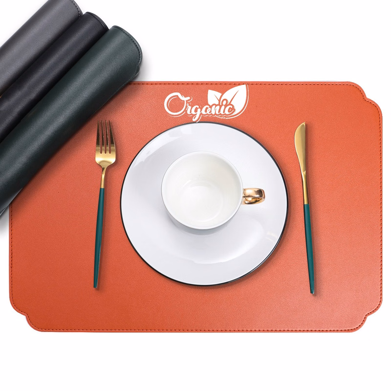 Waterproof Heavy Duty 3.0cm Leather Dining Mat