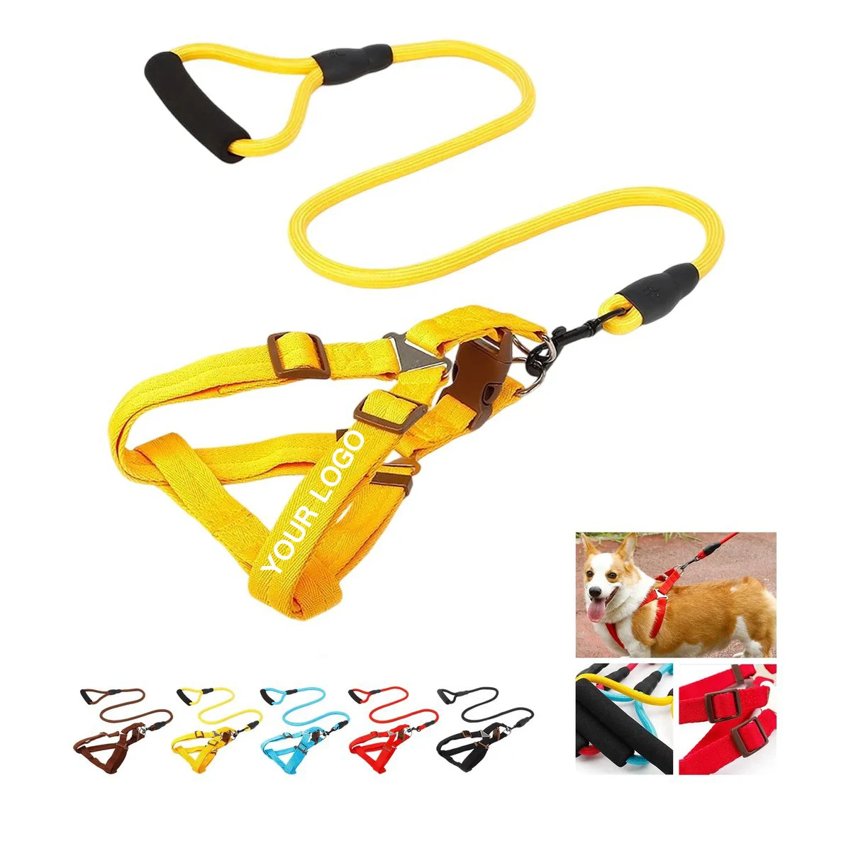 Durable Nylon Elastic Dog Leash 1