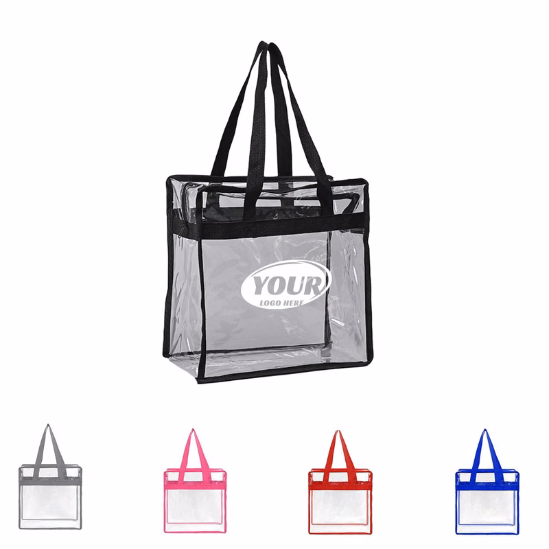 Stadium Clear Zipper Tote Bag