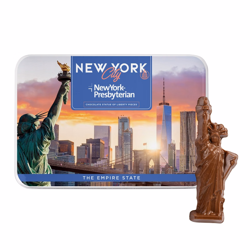 Gift Tin with Statue of Liberty Chocolates