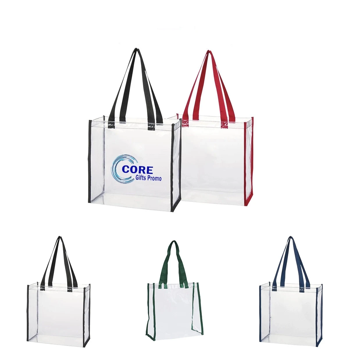 Clear Vinyl Stadium Compliant Tote Bag 1