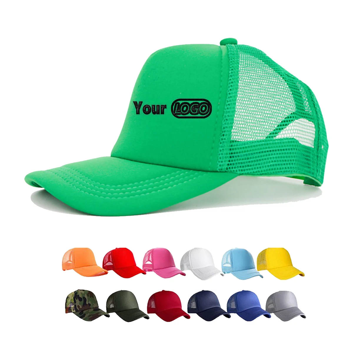 Polyester Custom Logo Trucker Cap 1