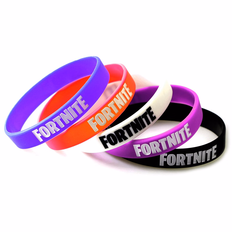 Debossed Silicone Bracelet with Color Filling