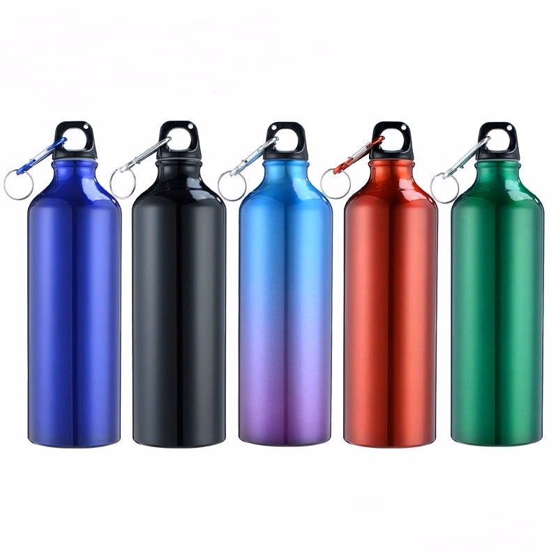 25 Oz. Aluminum Water Bottle w/ Carabiner & Twist Cap
