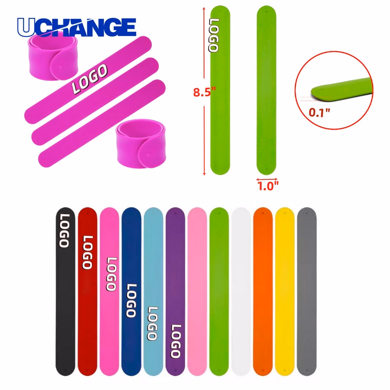 Silicone Snap Slap Bracelet