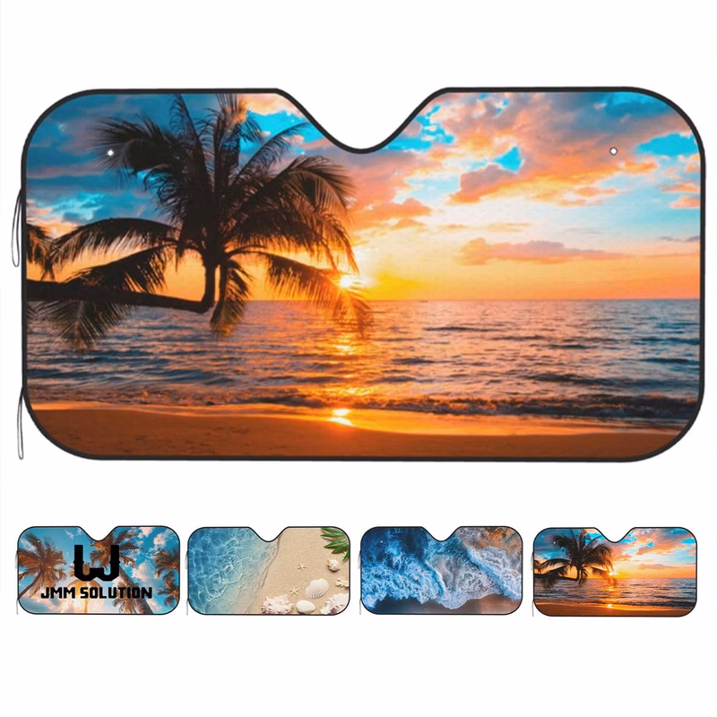 Custom Full Printing Car Windshield Sun Shade