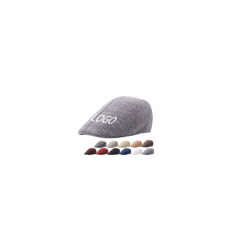 Imitation Cotton And Linen Forward Beret