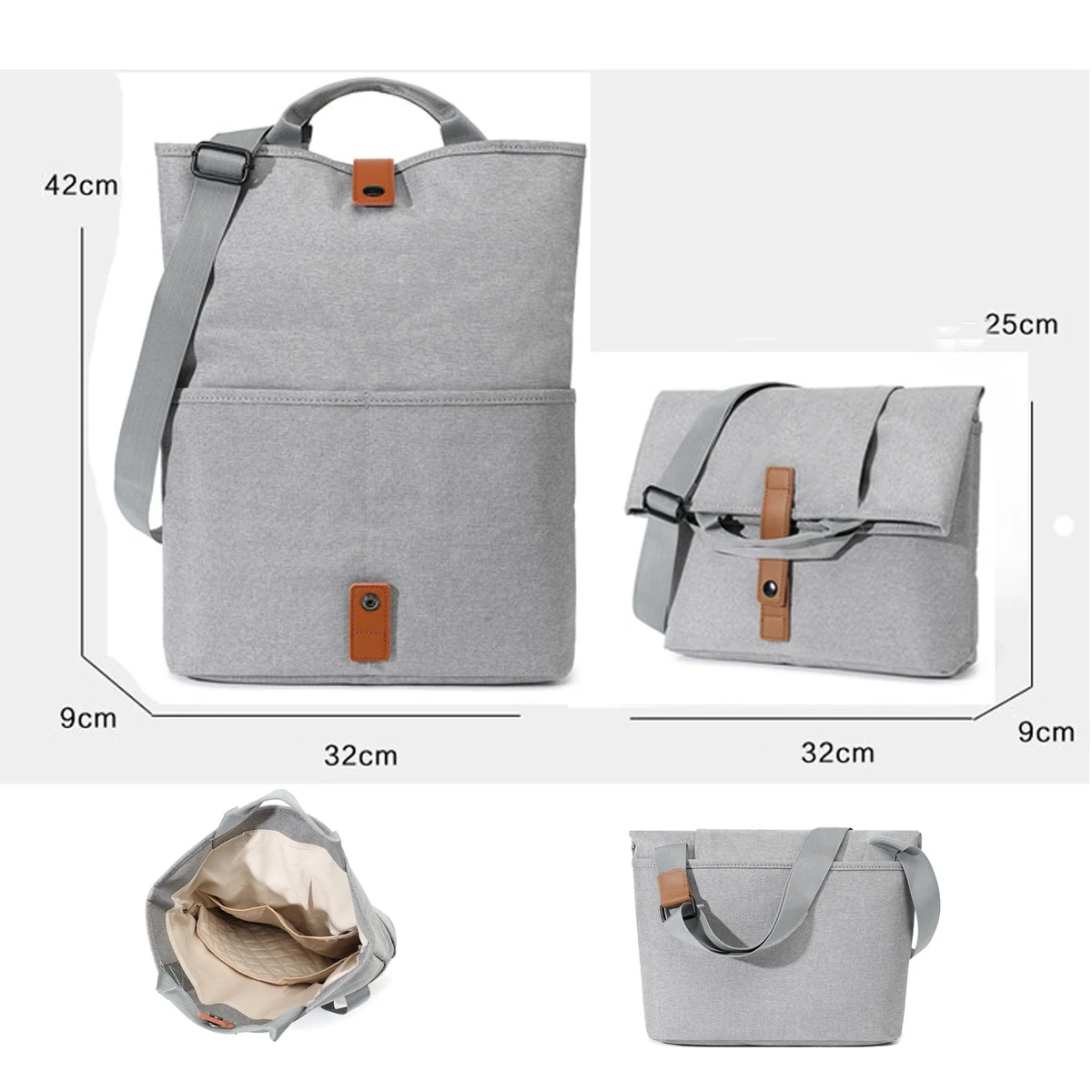 Crossbody Briefcase Business Bag 1